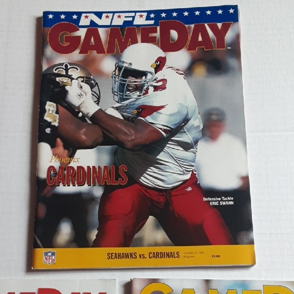 Seattle Seahawks NFL Gameday Magazine Trio - Red, Blue, Yellow Covers